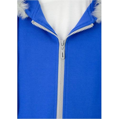  할로윈 용품C-ZOFEK Sans Cosplay Blue Jacket Hoodie with Shorts for Costume (Medium)