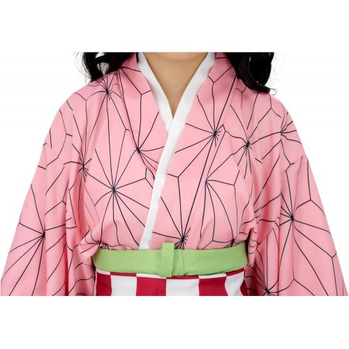  할로윈 용품C-ZOFEK US Size Womens Anime Cosplay Costume Kimono with Hairwear and Mouthpiece