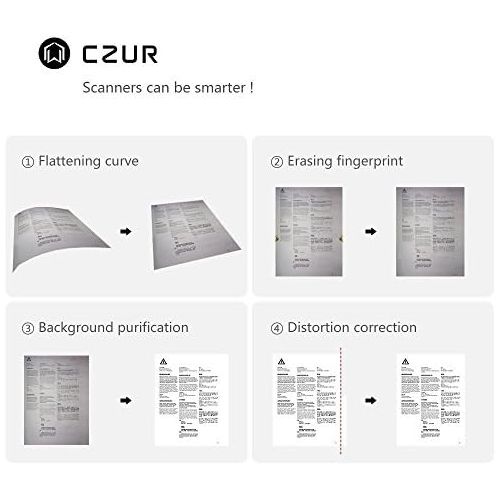  [아마존베스트]CZUR ET16 Plus Book Scanner & Document Scanner Compatible with Mac and Windows, 16MP Sony Camera, Capture the Maximum A3 Size, Converts to PDF/Searchable PDF/Tiff/Word/Excel