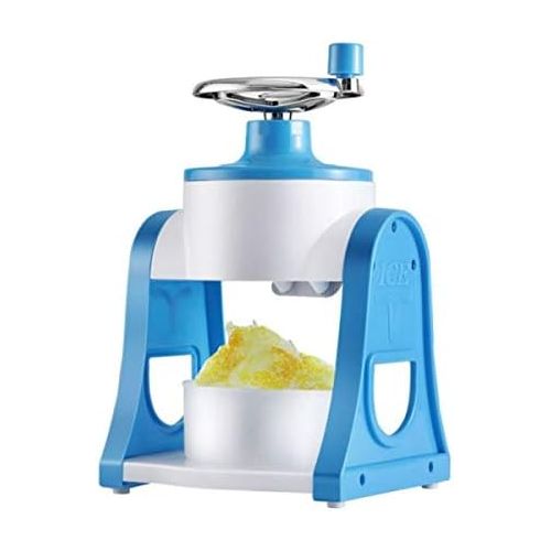  [아마존베스트]Cabilock Shaved Ice Cream Machine Hand Crank Slushie Machine for Snow Cone Margarita Frozen Cocktails Organic Sugar Free Flavoured Healthy Snacks