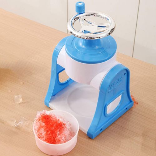  [아마존베스트]Cabilock Shaved Ice Cream Machine Hand Crank Slushie Machine for Snow Cone Margarita Frozen Cocktails Organic Sugar Free Flavoured Healthy Snacks