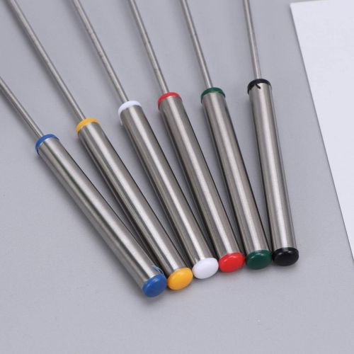  [아마존베스트]Cabilock Pack of 12 Stainless Steel Fondue Forks Dessert Server Skewer Forks for Cheese Meat Chocolate Dessert 24 cm