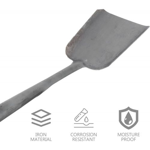  Cabilock Fireplace Shovel Long Wooden Handle Ash Coal Shovel Fireplace Scoop Ash Scoop Gardening Shovel Kitchen Tool