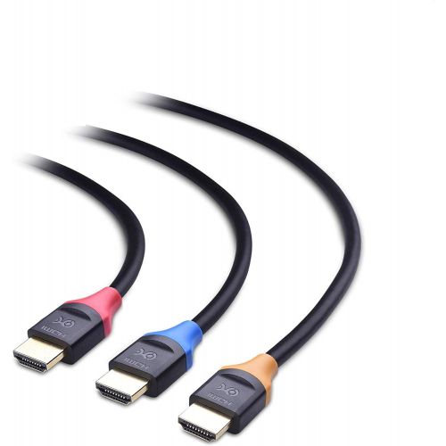  [아마존베스트]Cable Matters 3-Pack High Speed HDMI to HDMI Cable 10 Feet with HDR and 4K Resolution Support