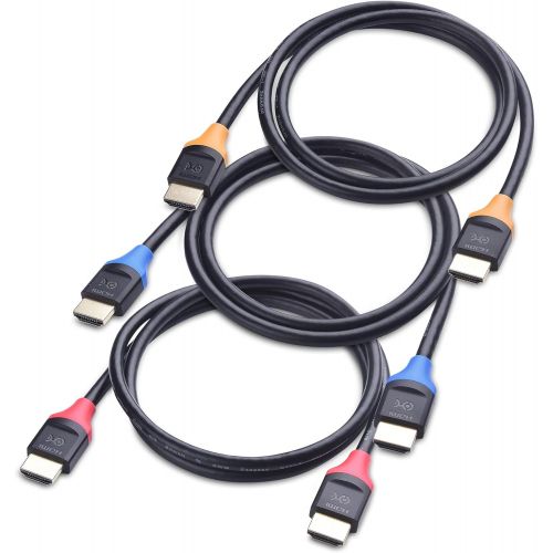  [아마존베스트]Cable Matters 3-Pack High Speed HDMI to HDMI Cable 3 Feet with HDR and 4K Resolution Support