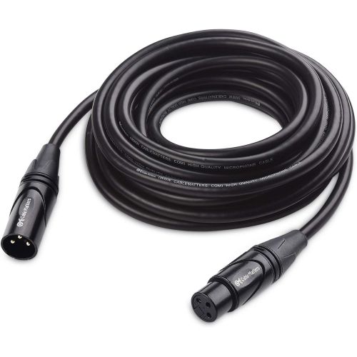  Cable Matters 2-Pack Premium XLR to XLR Microphone Cable 20 Feet