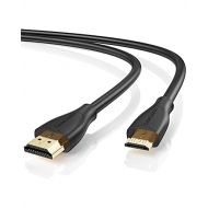 CableCreation?Mini HDMI to HDMI Cable, High Speed 4K HDMI Adapter Male to Male, Compatible with Graphics Card,HDTV,Tablet,Camera,Sony HDR-XR50,Nikon Z6 Canon EOS RP/EOS R/EOS 7D Ma