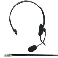 Cablefinder RJ9/RJ10/RJ22 Telephone Phone Headset Headphone & Microphone/Mic - Call Centre