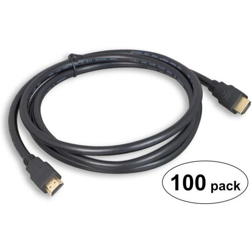  Cablelera High Speed HDMI with Ethernet Male6 100 Pack Video Cable (ZPK057SI-100)