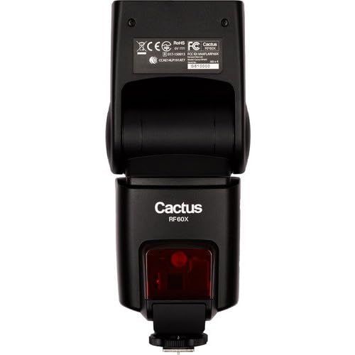  Cactus RF60x Wireless Flash (2-Pack) with 4-Hour Rapid Charger (4AA Rechargeable Battery)