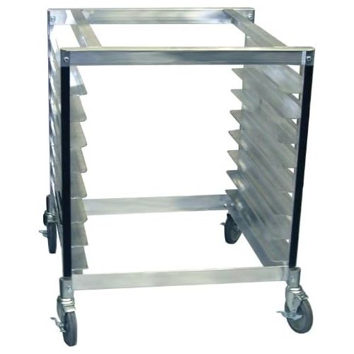  Cadco OST-195 Heavy-Duty Stand with Wheels for Cadco Full Size Ovens, Aluminum