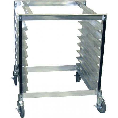  Cadco OST-195 Heavy-Duty Stand with Wheels for Cadco Full Size Ovens, Aluminum