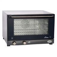 Cadco OV-013 Compact Half Size Convection Oven with Manual Controls, 120-Volt1450-Watt, StainlessBlack