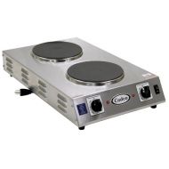 Cadco CDR-2CFB Space Saver Double Cast Iron 120-Volt Hot Plate