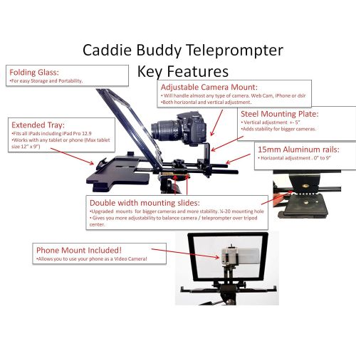  Caddie Buddy Teleprompter Without Case