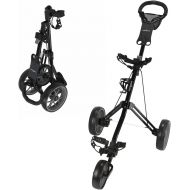 Caddymatic Golf Pro Lite 3 Wheel Golf Cart Black/Gray