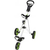 Caddymatic Golf Pro Lite 3 Wheel Golf Cart White/Green