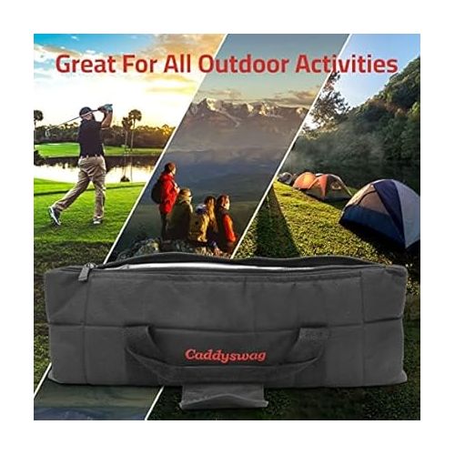  Caddy Swag Golf Bag Cooler Beer Sleeve 6 Can - Fun Golfing Gifts for Men & Women - Camping, Hiking, Traveling, Food, General Use - Great for Golfers, Party Gift, Golf Push Cart Accessories & More