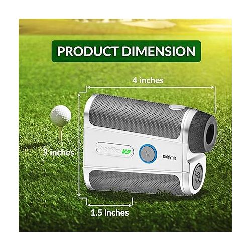  Caddytek Golf Laser Rangefinder with Slope and Pin Validation Functions