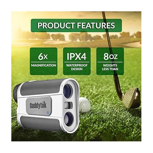  Caddytek Golf Laser Rangefinder with Slope and Pin Validation Functions