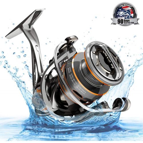  [아마존 핫딜]  [아마존핫딜]Cadence CS8 Spinning Reel, Ultralight Fast Speed Premium Magnesium Frame Fishing Reel with 10 Low Torque Bearings Super Smooth Powerful Fishing Reel with 36 LBs Max Drag & 6.2:1 Sp