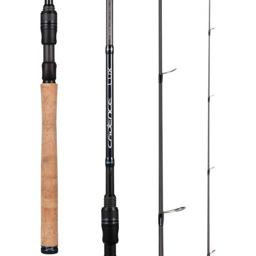  Cadence Lux Spinning Rod, Newly Upgraded Fishing Rod with Premium Components, 30-Ton Carbon Blanks, Super Smooth Stainless Steel Guide with SIC Insert, Highly Sensitive & Strong Ro