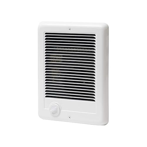  Cadet Com-Pak Electric Wall Heater Complete Unit with Thermostat (Model: CSC152TW, Part: 67506), 5120/3840 BTU, 240/208 Volt, 1500/1125 Watt, White