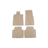 Cadillac GM Accessories 22860828 Front and Rear Carpet Floor Mats in Cashmere with CTS Logo and Molded Edge