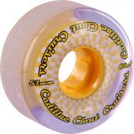 Cadillac Wheels Clout Cruisers Purple/Yellow Skateboard Wheels - 57mm 80a (Set of 4)