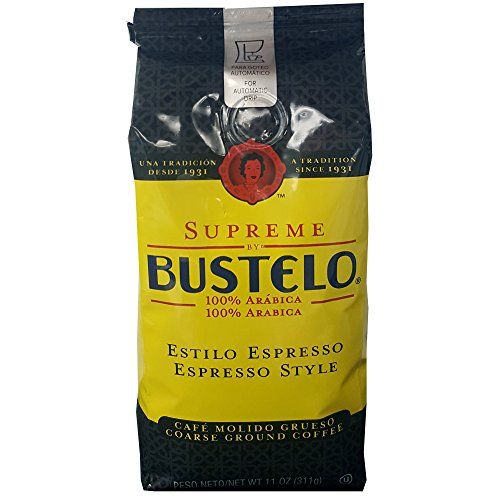  Cafe Bustelo Supreme By Bustelo Espresso Style Dark Roast Coarse Ground Coffee, 11 Ounces