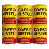 Cafe Bustelo Espresso Ground Coffee, 10 oz Canister, 6 Pack