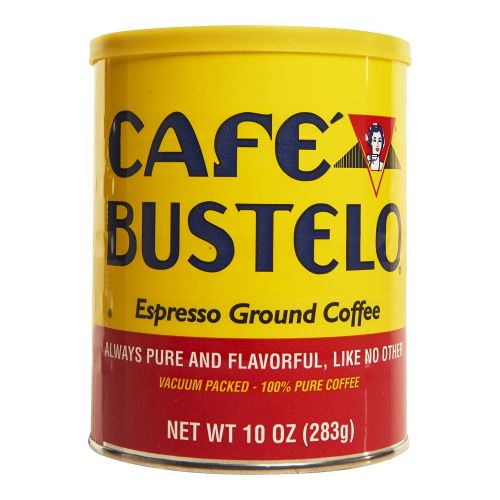  Cafe Bustelo Espresso Ground Coffee, 10 oz Canister, 6 Pack