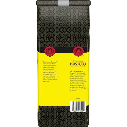  Cafe Bustelo Supreme by Bustelo Espresso Style Dark Roast Whole Bean Coffee, 16 Ounces (Pack of 8)