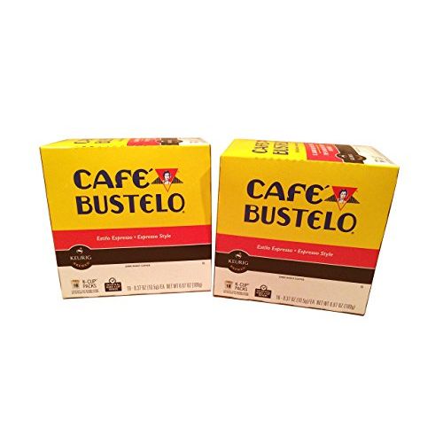  Keurig Cafe Bustelo Coffee Espresso K-Cups Cuban (36 Count)