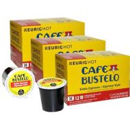Cafe Bustelo K-Cup Packs, Espresso Style, 12 Count (Pack 3 Boxes) Total 36 pods