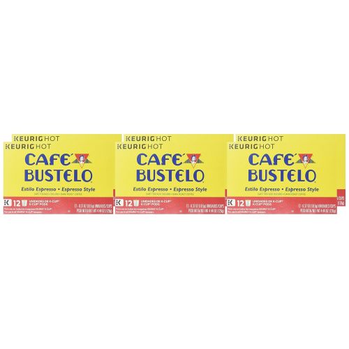  Cafe Bustelo K-Cups - Espresso Style - 72 ct