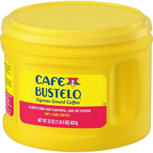  Cafe Bustelo Espresso Dark Roast Ground Coffee, 22 Ounces (Pack of 6)