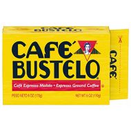 Cafe Bustelo Espresso Dark Roast Ground Coffee Brick, 6 Ounces (Pack of 12)