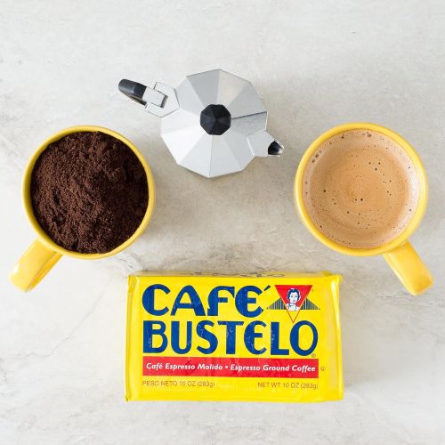  Cafe Bustelo Espresso Dark Roast Ground Coffee Brick, 10 Ounces (Pack of 24)