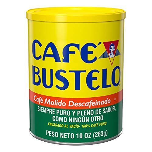  Cafe Bustelo Decaffeinated Medium Roast Ground Coffee, 10 Ounces (Pack of 12) (7447100210)