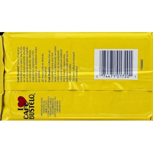  Cafe Bustelo Espresso Coffee, 10 Ounce Bricks (Pack of 24)