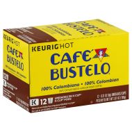 Cafe Bustelo 100% Colombian K-Cup Pods for Keurig K-Cup Brewers, Medium Roast Coffee, 12 Count...