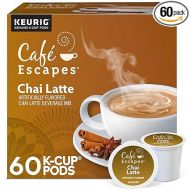 Cafe Escapes Chai Latte Keurig Single-Serve K-Cup Pods, 60 Count (6 Packs of 10)