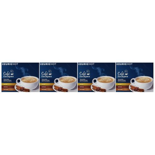  Cafe Escapes Cafe Vanilla, Single Serve Coffee K-Cup Pod, Flavored Coffee, 96