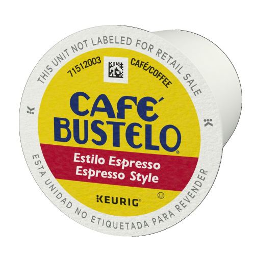  Cafe Rowland Cafe Bustelo Espresso Style K-Cup Pods for Keurig K-Cup Brewers, Dark Roast Coffee, 18 Count (Pack of 4)