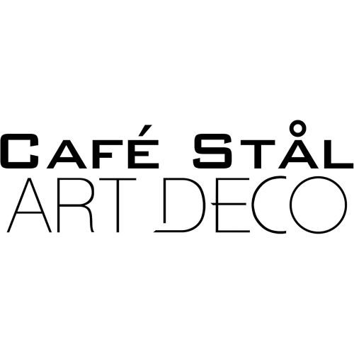  Cafe Stal DEC-04M Art Deco 18/10 Stainless Steel Espresso Coffee Maker with Cool Touch Hollow Handles, Mirror Polished, 4-Cup