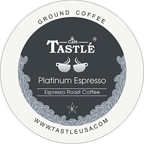  Cafe Tastle Platinum Espresso Roast Single Serve Coffee, 12 Count (Pack of 6)