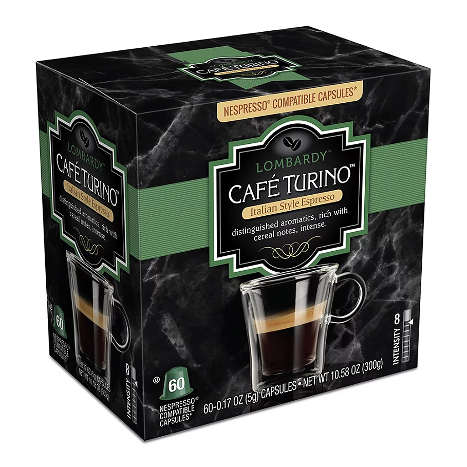  Cafe Turino™ 60-Count Lombardy Espresso Capsules