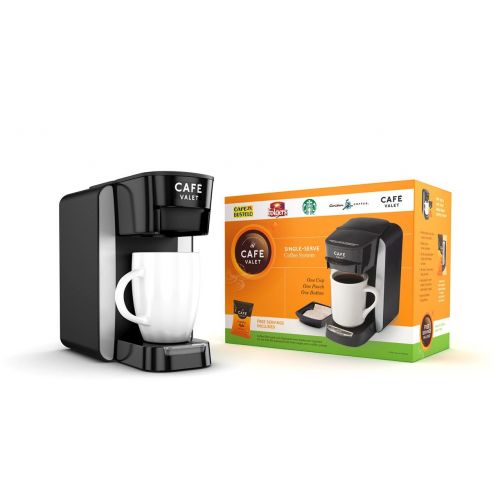  Cafe Valet Single Serve Coffee Brewer, Starter Kit