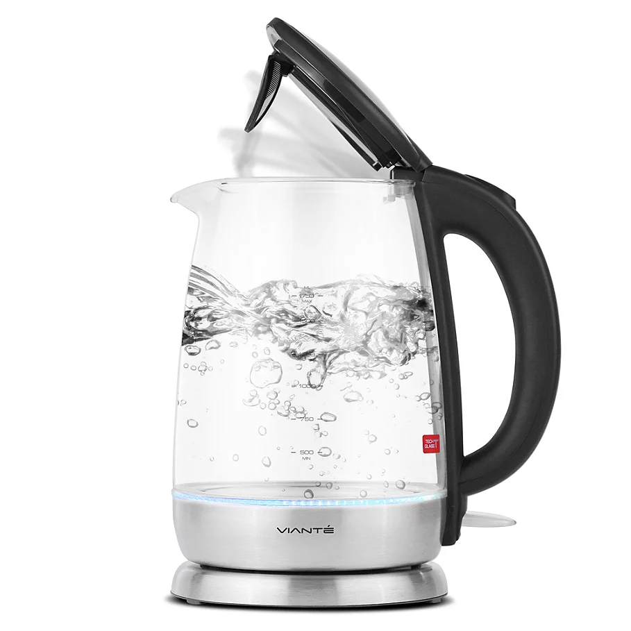  Cafe Viante 1.7-Liter Electric Glass Water Kettle